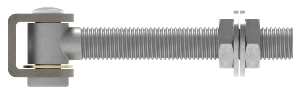 Torband Stahl feuerverzinkt M20 verstellbar mit langem Gewinde-88-11130.M20