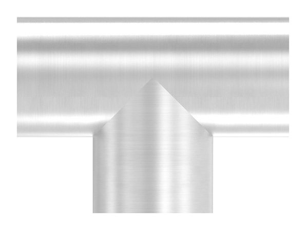 T-Stueck zum Schweissen fuer Rundrohr- Ø 33-7 mm V2A-11-3737.4