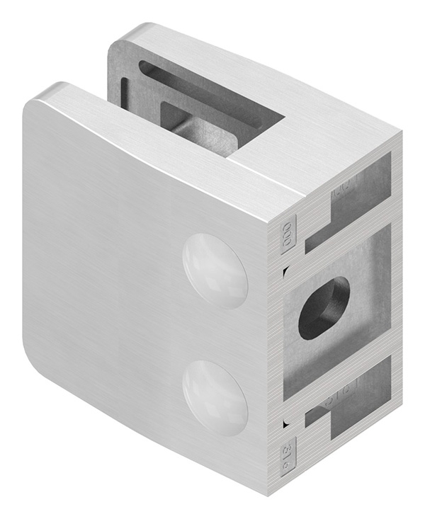 Glasklemme 52x52x32-5 mm AbZ fuer Anschluss flach V4A-10-3100ABZ.1