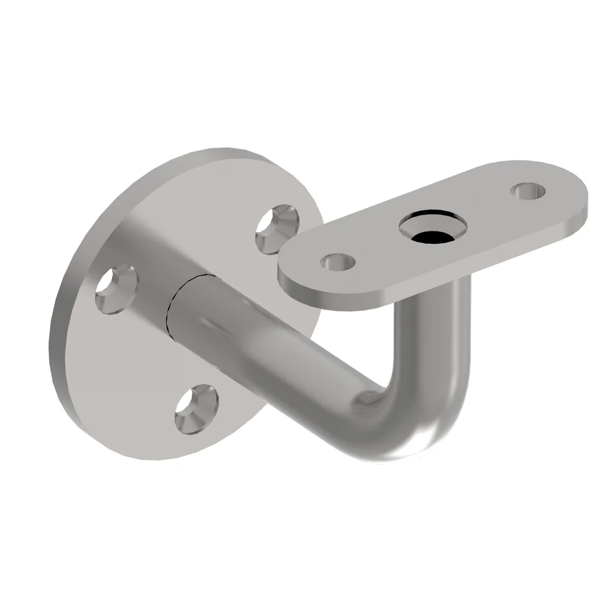 Handlaufhalter V4A zur Wandmontage fuer flache Handlaeufe mit LED-Vorbereitung-11-7011-A.4