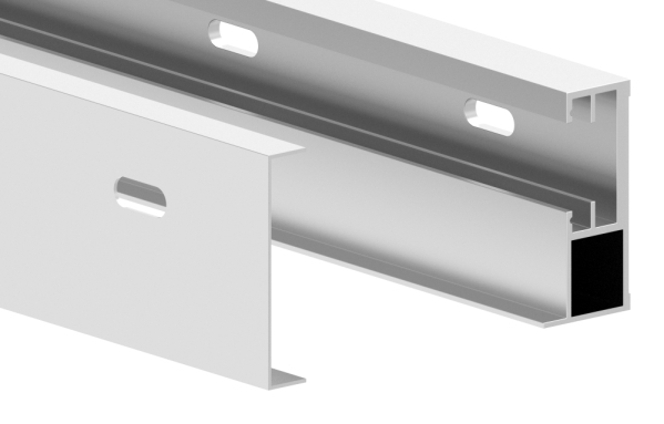 Profil-Set FLEX-MOUNT PRO fuer eleganza canopy Vordach L = 3000 mm-88-11VDE-FLEX.3000