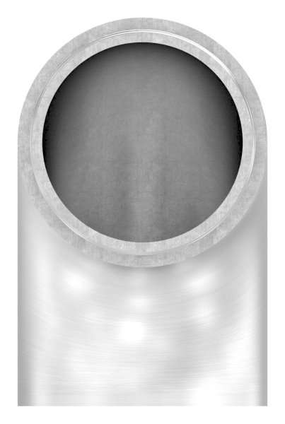 Endstueck 90° flach- fuer Rundrohr Ø 42-4x2-0 mm V4A-11-3693.1