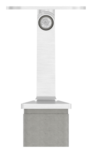 Handlaufhalter mit Gelenk fuer Vierkantrohr 40x40x2 mm V2A-11-2713.4