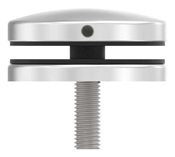 Glaspunkthalter Ø 72 mm- V2A- Anschluss- Flach mit AbP-10-5200.4