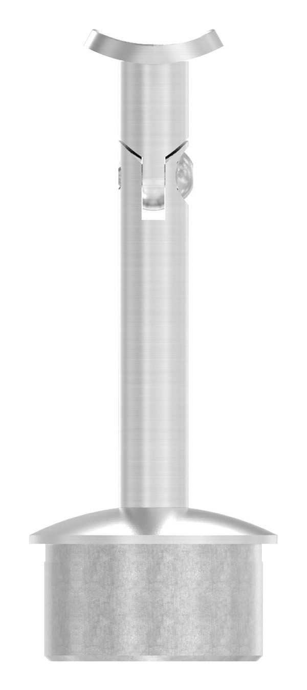 Rohrabschlussstopfen Edelstahl V2A fuer Rohr Ø 42-4 x 2-5 mm Handlauf Ø 42-4 mm mit Gelenkstift-88-1160703.240