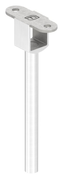 Anschlussstift V2A L 145 mm Ø12 mm Nut 24x24 mm voll fuer LED Handlauf-88-11LED-NU-01.240