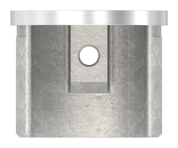 Endkappe - flache Ausfuehrung - fuer Nutrohr Ø 42-4 mm - V4A-12-2300.1