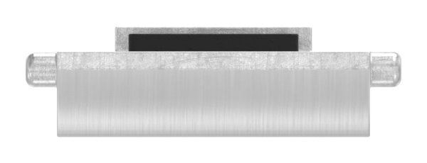 Sicherungsboden Edelstahl V2A fuer Endklemme Mod- 25 halbrund-88-1125-EK-B.V2A