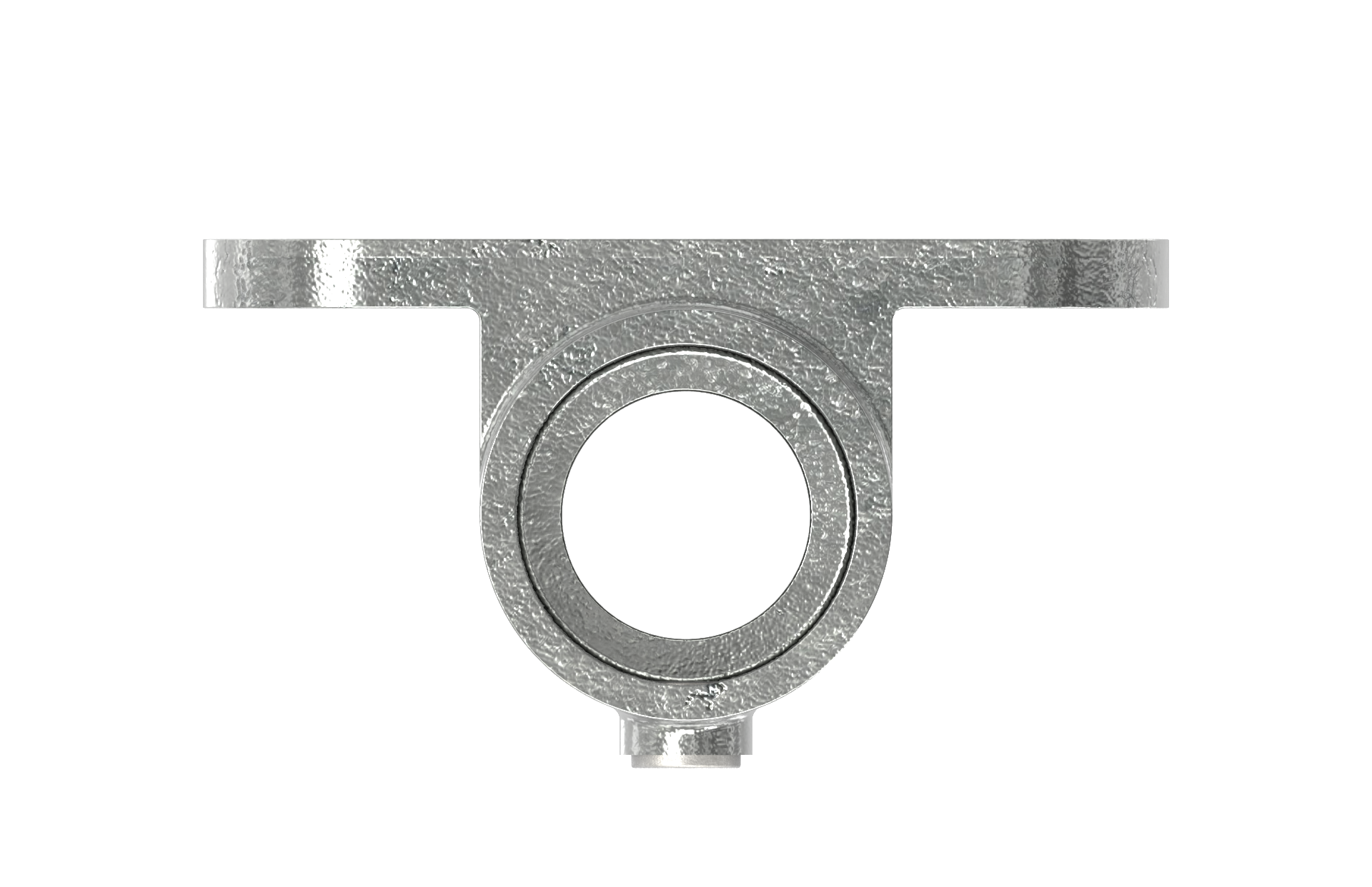 Rohrverbinder - Wandhalter massiv - 246B34 - 33-7 mm - 1- - Feuerverzinkt u. Elektrogalvanisiert-246B34