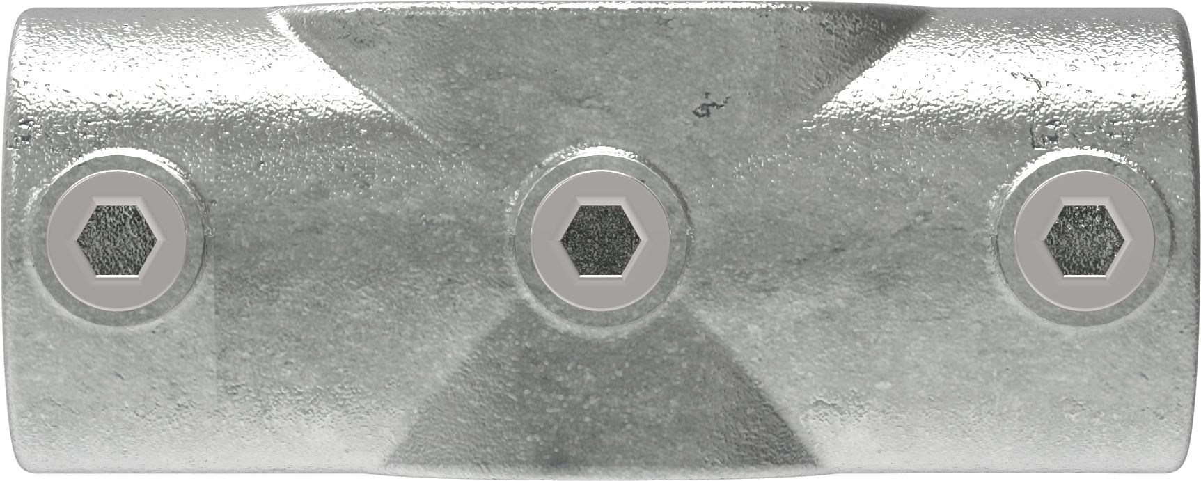 Rohrverbinder Kreuzstueck verstellbar 0-11° Ø 33-7 mm -1- - Temperguss verzinkt - 156B34-156B34