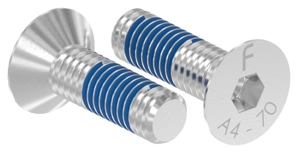 Senkkopfschraube V4A M6 x 20 mm mit Precote 85-88-1158315-V4A-20.B