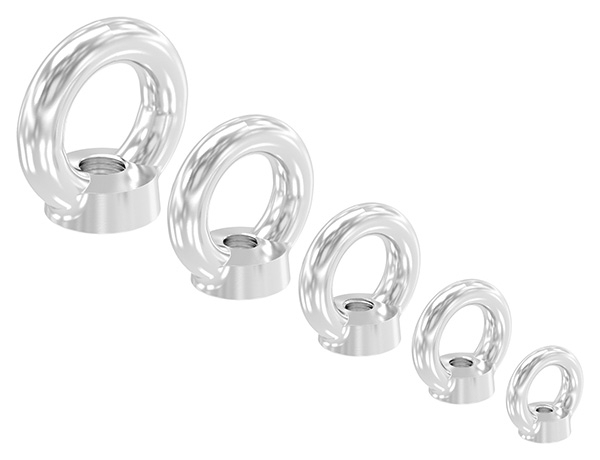 Ringmutter Edelstahl V4A Innengewinde M6 Rundeisen 6 mm DIN 582-88.11100073006