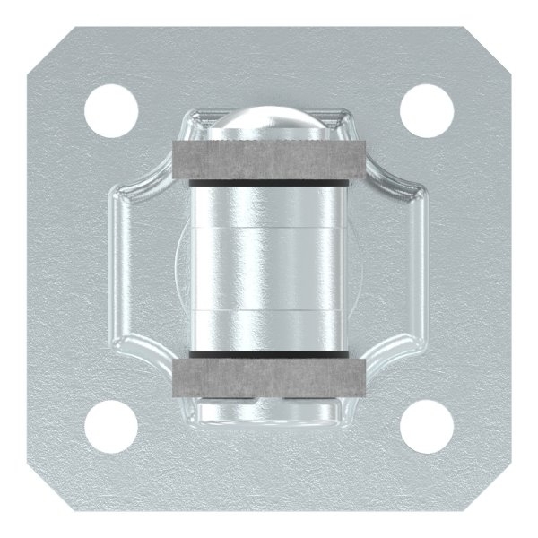 Torband M22 verstellbar mit Befestigungsplatte Stahl -Roh- S235JR-30-3538.7