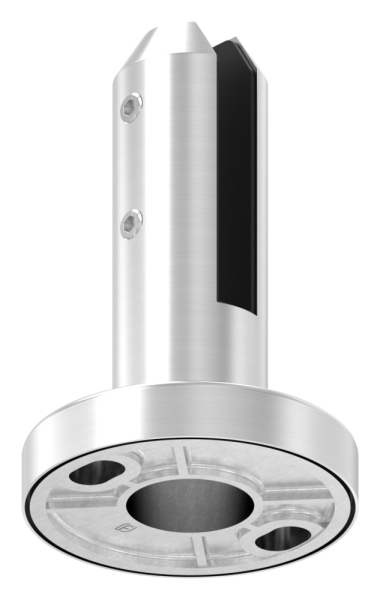 Bodenglashalter rund Edelstahl Duplex 2205 -V4A- fuer Glas 12 - 12-76 mm-88-1151290.V4A