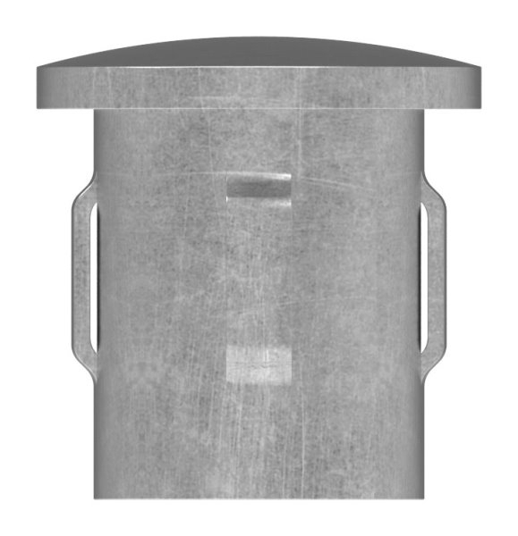 Einschlagkappe Stahl roh fuer Rohr Ø 26-9 mm Wandstaerke 1-8–2-2 mm leicht gewoelbt-88-11166.2601