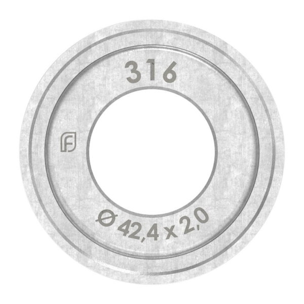 Nutrohrverbinder Edelstahl V4A Ø 42-4 mm fuer 1-5 mm und 2-0 mm Wandstaerke-88-1160345.V4A