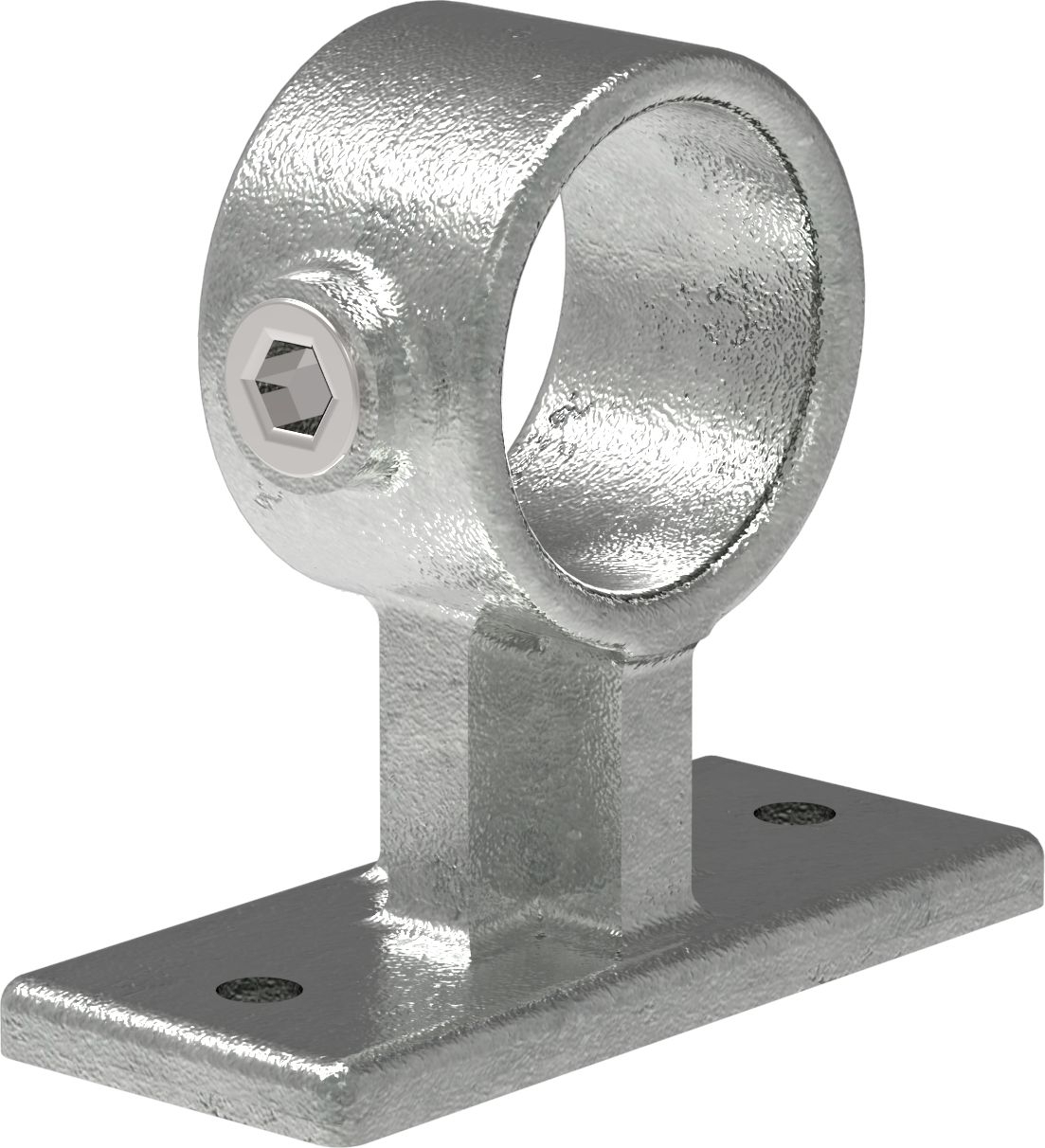 Rohrverbinder Handlaufhalterung Befestigungsschraube 90° Ø 26-9 mm -3-4- - Temperguss verzinkt - 143WA27-143WA27