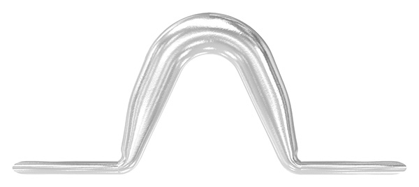 Wandoese - Ø Oese- 6 mm - mit 2 Loechern - V4A-11-2943.1