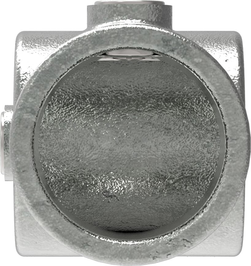 Rohrverbinder - Kreuz-T-Stueck kombiniert - 165C42 - 42-4 mm - 1 1-4- - Feuerverzinkt u. Elektrogalvanisiert-165C42