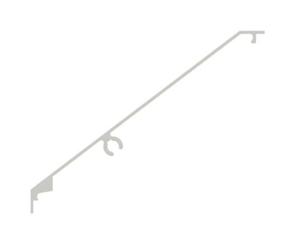 Design-Abdeckung Aluminium L = 1605 mm pulverbeschichtet DB703 fuer Vordach-88-11VDE-AB-1600.DB703