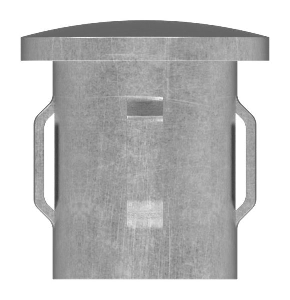 Einschlagkappe Stahl roh fuer Rohr Ø 26-9 mm- Wandstaerke 1-8-2-2 mm- gewoelbt-88-11166.2600