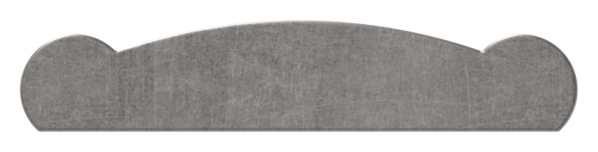 Handlauf Stahl roh 40 x 8 mm- L = 3000 mm- gewoelbt-88-11114-A.5