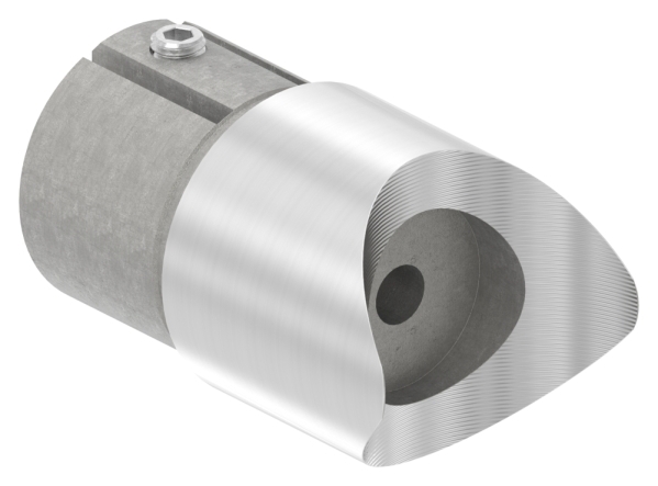 Steckfitting 90° V2A Ø 48-3 mm mit Klemmschraube-11-3367.4