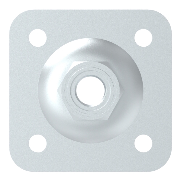 Verstellbare Mauerplatte fuer M20- verzinkt-88-11860-P.M20