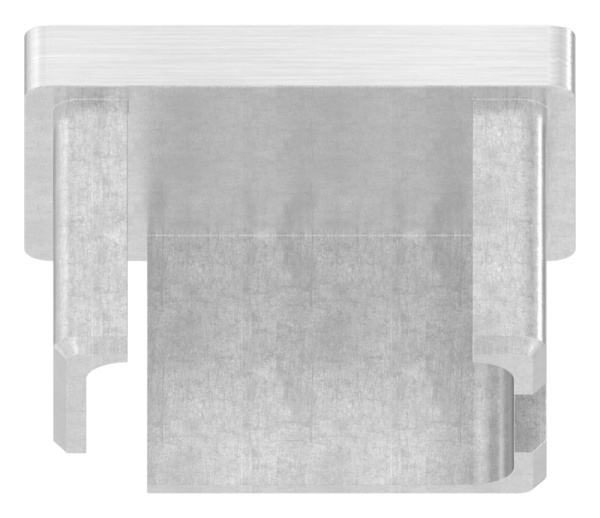 Endkappe fuer Rohr 40x30x2-0 mm zum Kleben V4A-11-2409.1