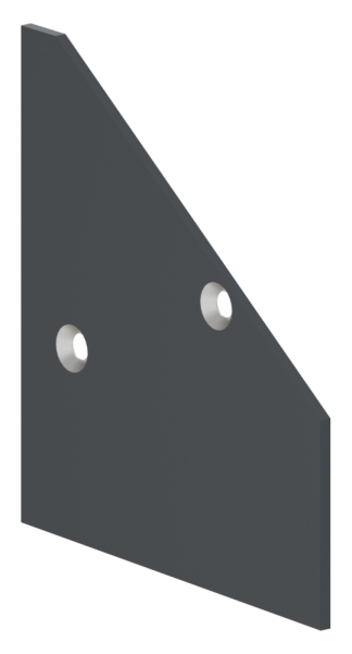 Endkappe links fuer eleganza canopy- RAL 7016-88-11VDE-EK-LI.7016