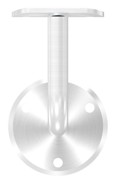 Handlaufhalter V2A fuer Rohr 42-4 mm- Ronde Ø 70 mm- Wandabstand 84 mm- verschraubt-11-2037.4