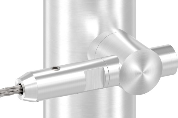 Seilhalter zum Schrauben und Spannen - Fuer Seil Ø 4 mm - V2A-11-2841.4