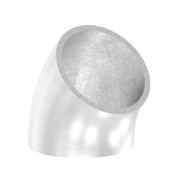 Bogen 45° zum Schweissen fuer Rundrohr- Ø 33-7 mm V2A- Bauart 3-11-3748.4