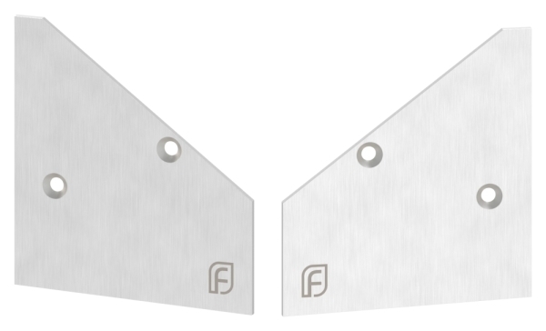 Vordach Montage-Set Aluminium Gummi fuer Glas 17-52 mm L 2405 mm eleganza canopy-88-11VDE-GU-2400.17