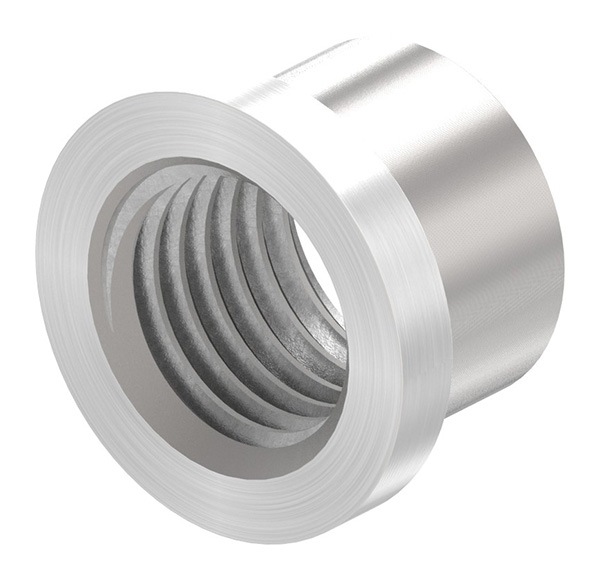 Gewindehuelse Edelstahl V2A M20 Gewinde- flacher Anschluss-88-11120-M20.VAGH