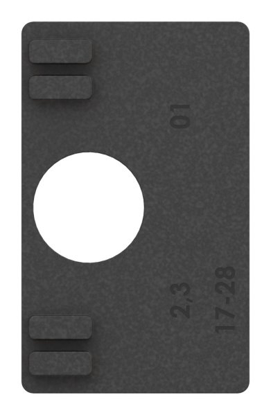 Gummieinlage Gummi fuer Glas 10-76 mm VSG fuer Glasklemme Mod- 45-88-114511.GU