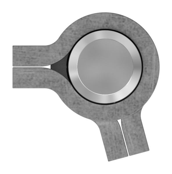 Anschweissband - 2-teilig - Tragkraft- 300kg - Stahl S235JR- roh-30-3932.8