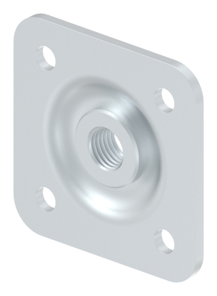 Verstellbare Mauerplatte fuer M20- verzinkt-88-11860-P.M20