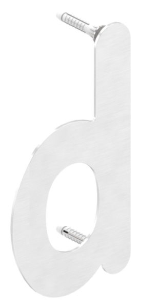 Buchstabe d - klein - Masse- 110 mm x 155 mm - V2A-11-8063.4