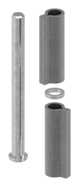 Anschweissband Rohstahl 2-teilig Tragkraft 300 kg pro Paar-30-3932.8