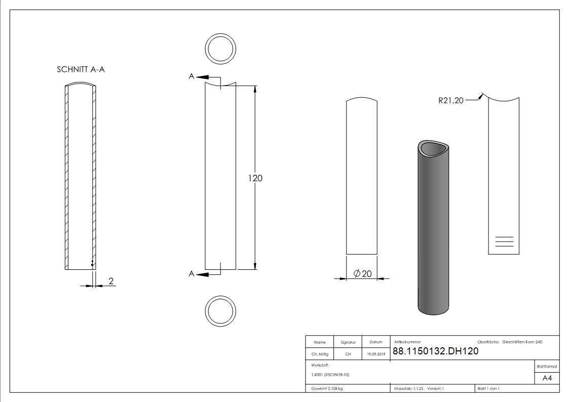 Distanzhuelse- Laenge- 120mm-88-1150132.DH120