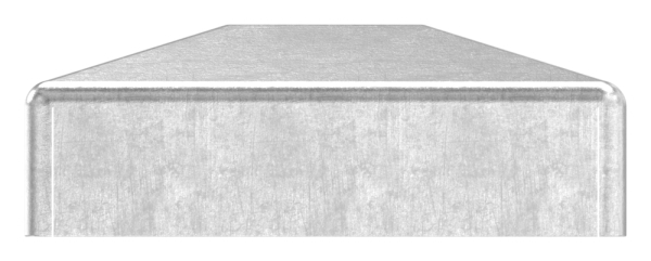 Pfeilerbedecker - fuer Rechteckrohr - Masse- 30x20 mm - Stahl S235JR- roh-30-2430.8