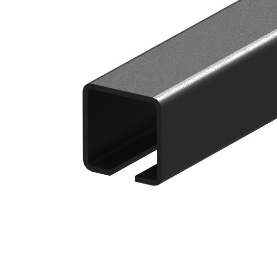 Laufschiene Stahl roh 80 x 80 x 5 mm L=6000 mm fr freitragende Schiebetore-89-11H0280X80FE6000-A.4