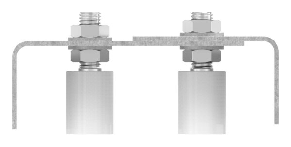 Fhrungsbgel Edelstahl V2A doppelt- verstellbare Breite-88-11255.VA