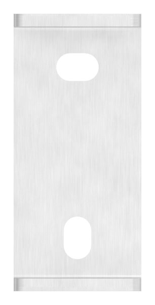 Wandbefestigung fuer Gelaenderpfosten Edelstahl V2A 40x40 mm- Platte 130x60x6 mm- zum Anschweissen-88-1150144-240.Q