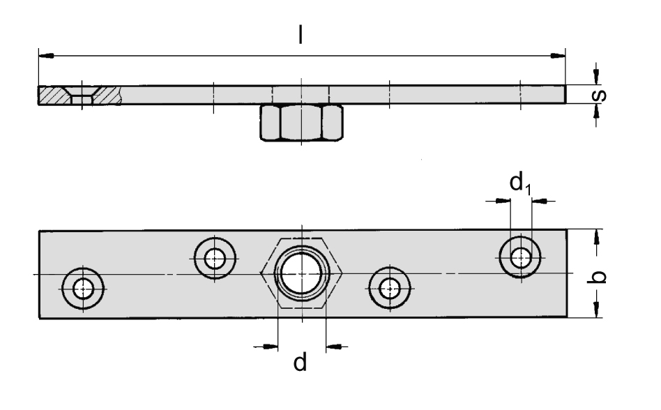 Traegerplatte Schiebetor MEA Gr- 3 verzinkt M20 10336630-60-0184.7