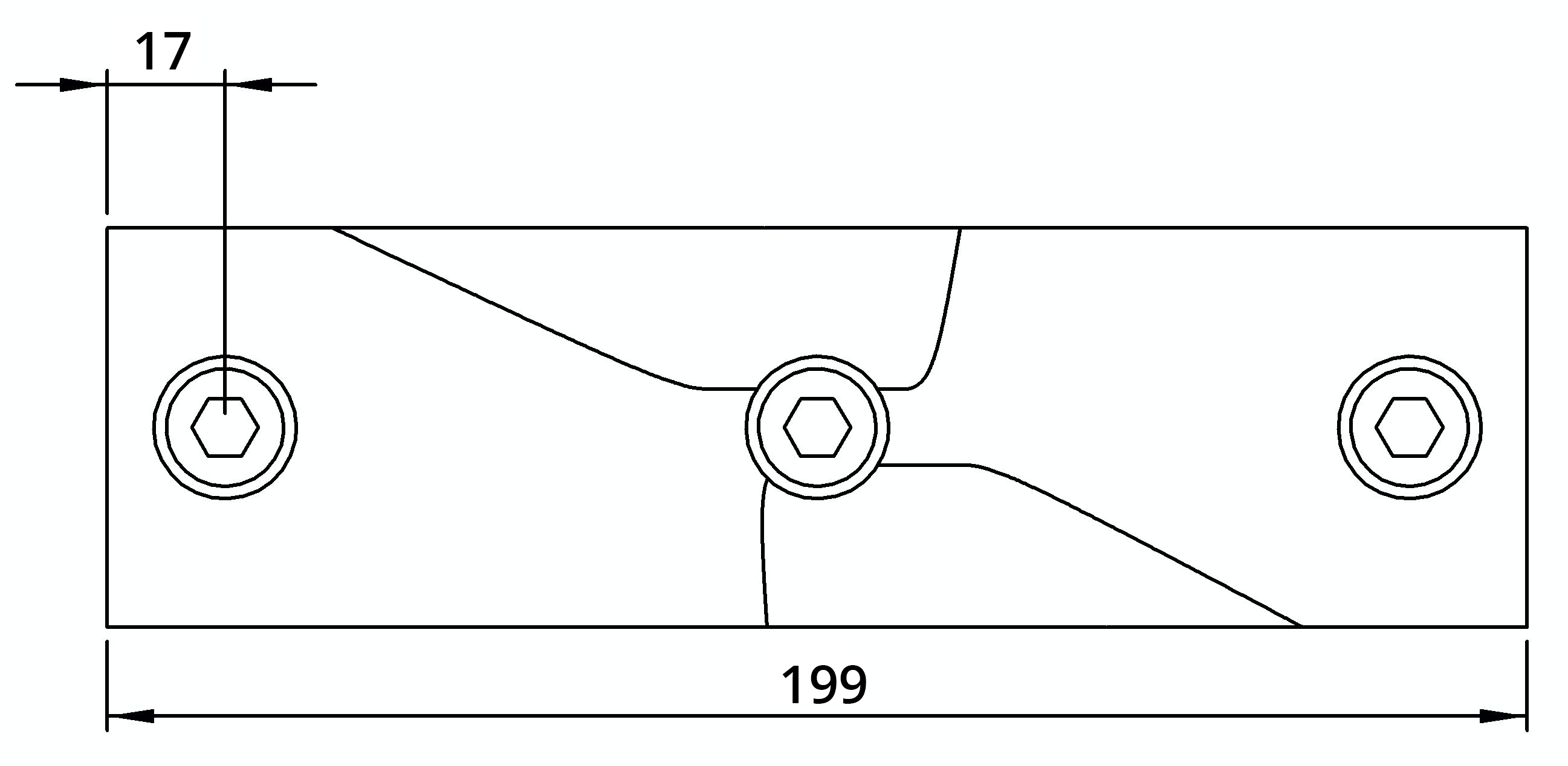Rohrverbinder - Kreuzstueck 30-45° - 130C42 - 42-4 mm - 1 1-4- - Feuerverzinkt u. Elektrogalvanisiert-130C42