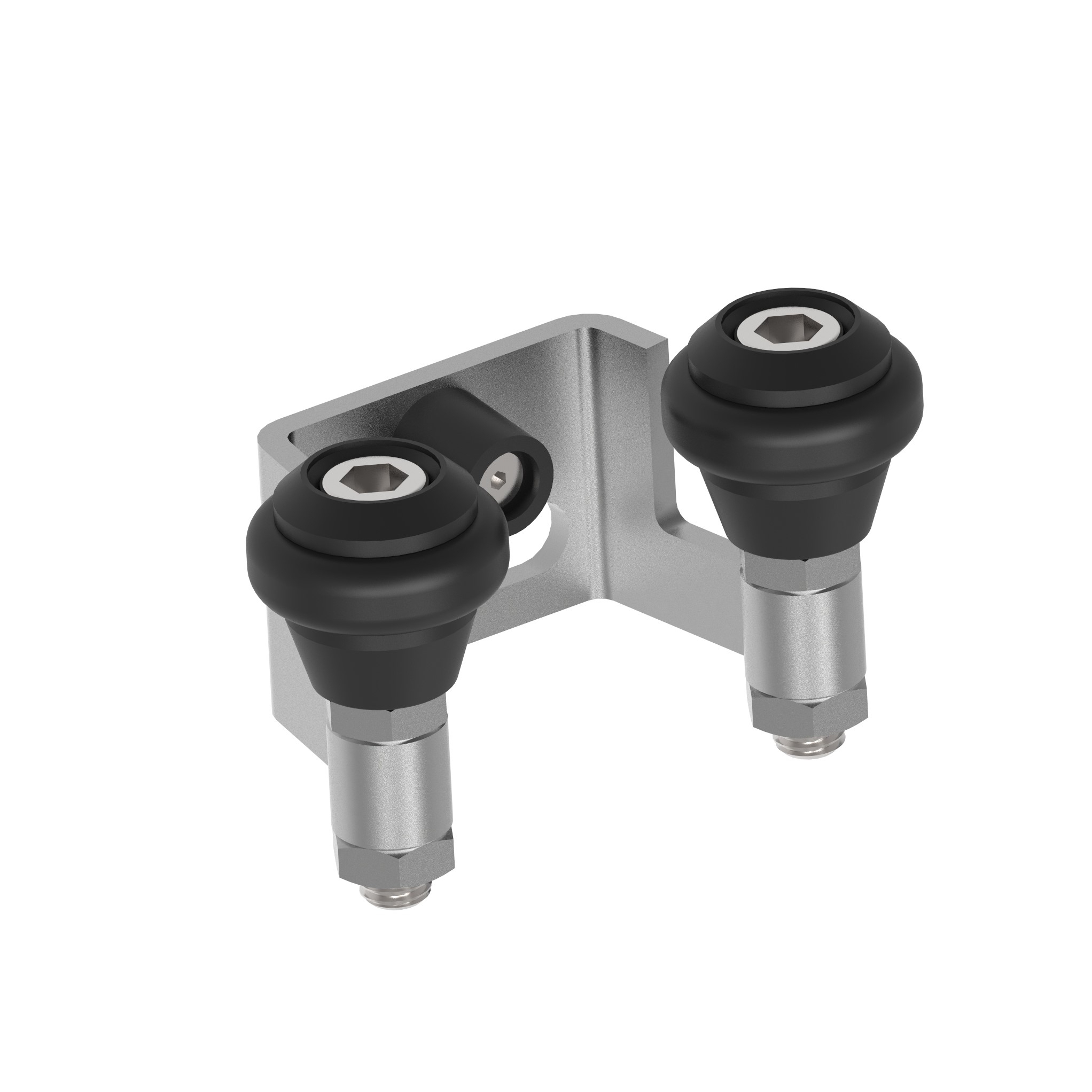 Auflaufschuh fr Schiebetore Edelstahl V2A roh fr 40 mm Rahmen-89-11H83740P-A.4
