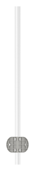 Edelstahlpfosten V2A zur Wandmontage fuer 90° Inneneck- Laenge 1190mm-88-1140542-240.IE