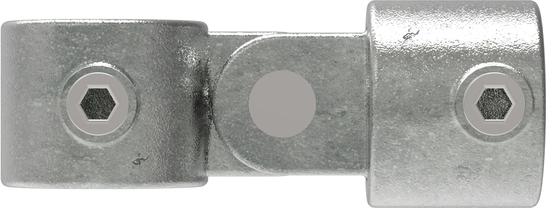 Rohrverbinder - Gelenkstueck einfach - 173A27 - 26-9 mm - 3-4- - Feuerverzinkt u. Elektrogalvanisiert-173A27